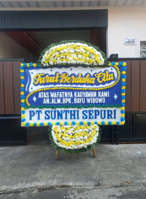 Papan Bunga Duka di Paseh